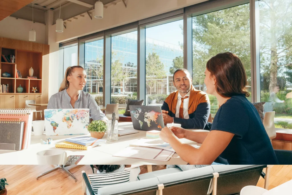 Teams aligning on a shared data strategy